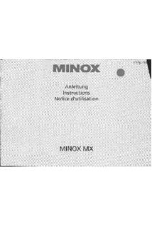 Minox MX manual. Camera Instructions.